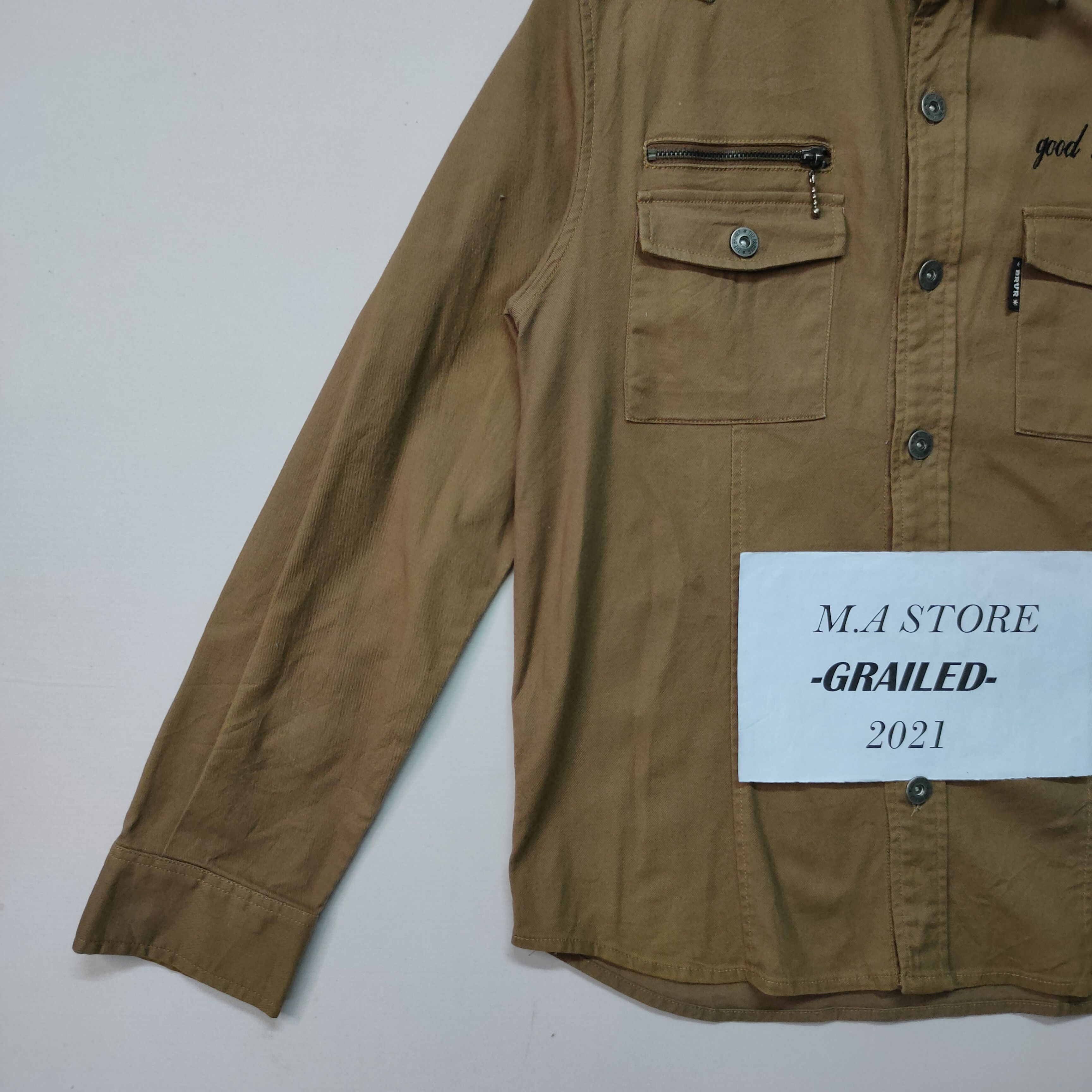 Japanese Brand Vintage Braver Button Ups Long Sleeve Shirt Size US M / EU 48-50 / 2 - 3 Thumbnail