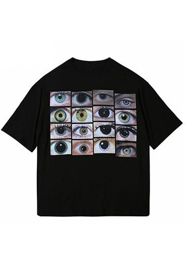 Other Harajuku Eyes World Graphic T Shirt Size US M / EU 48-50 / 2 - 1 Thumbnail