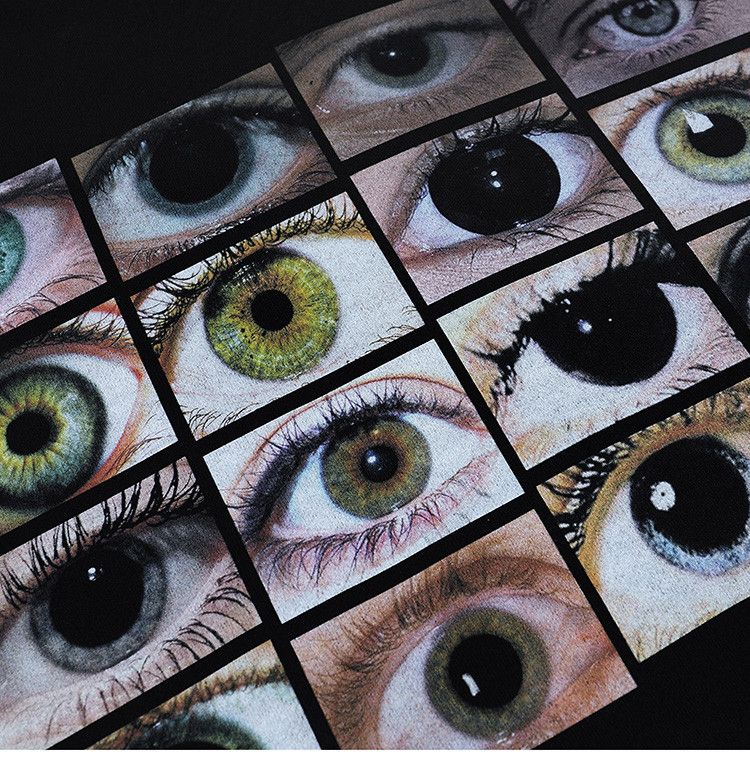 Other Harajuku Eyes World Graphic T Shirt Size US M / EU 48-50 / 2 - 4 Thumbnail