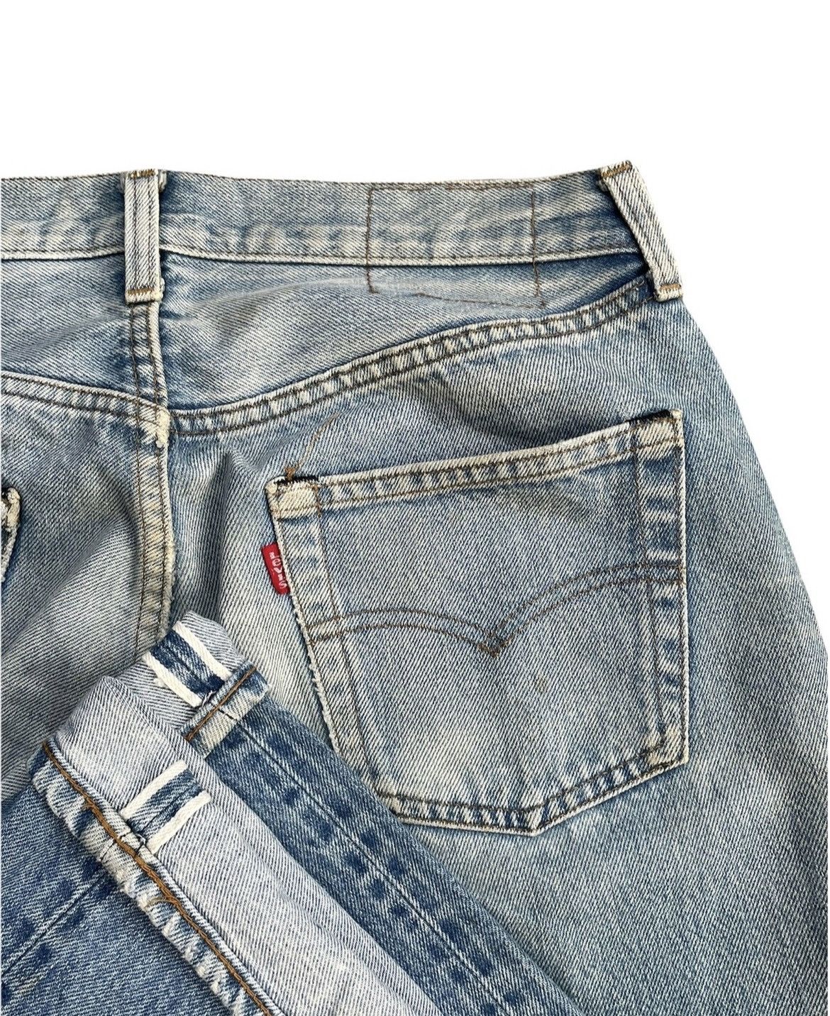 Levi's Levis 501 e 1983 Vintage Redline Selvedge Aging Wash Denim Size US 30 / EU 46 - 10 Thumbnail