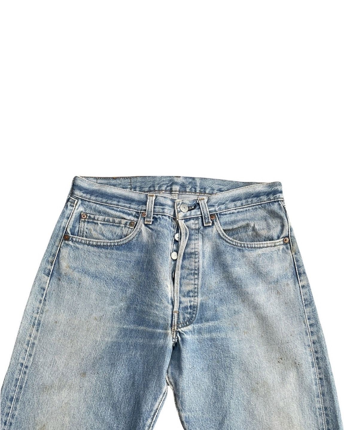 Levi's Levis 501 e 1983 Vintage Redline Selvedge Aging Wash Denim Size US 30 / EU 46 - 6 Thumbnail