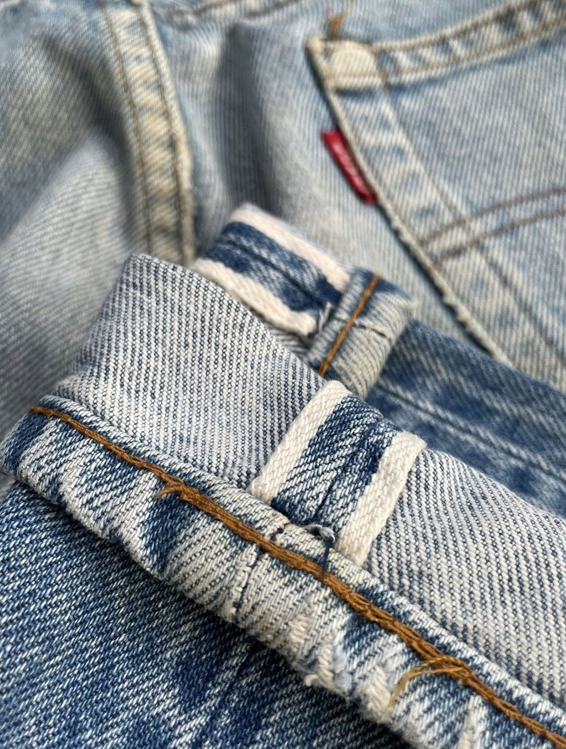Levi's Levis 501 e 1983 Vintage Redline Selvedge Aging Wash Denim Size US 30 / EU 46 - 11 Thumbnail