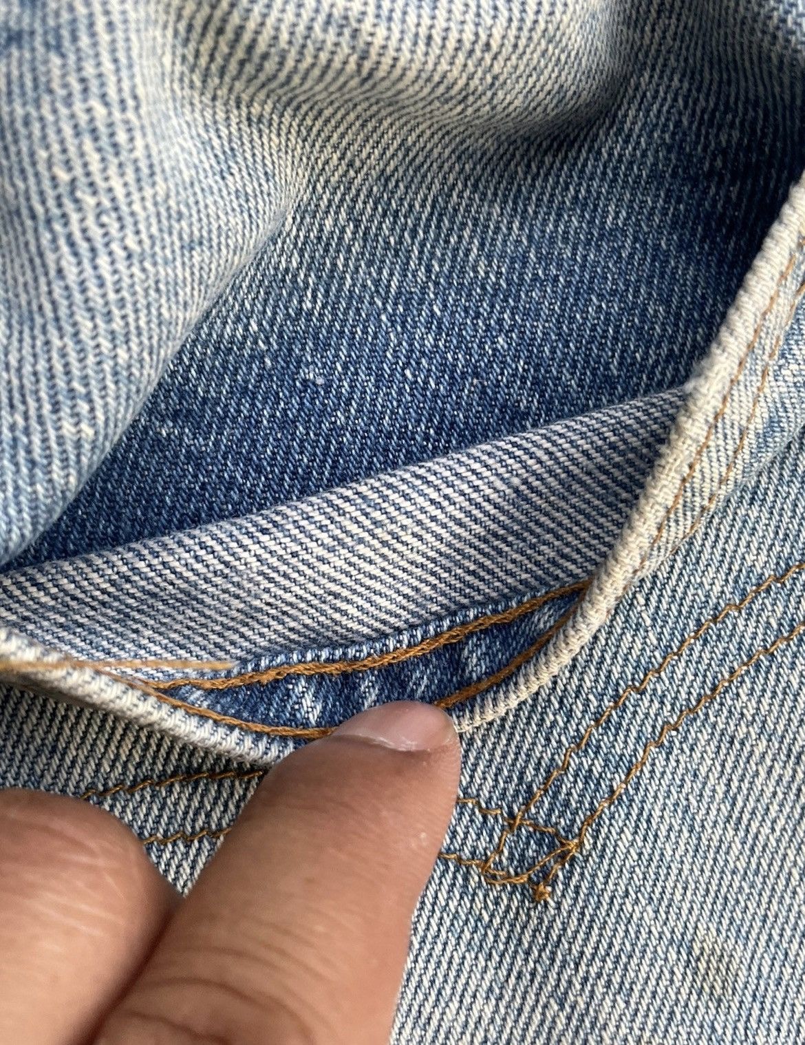 Levi's Levis 501 e 1983 Vintage Redline Selvedge Aging Wash Denim Size US 30 / EU 46 - 12 Thumbnail