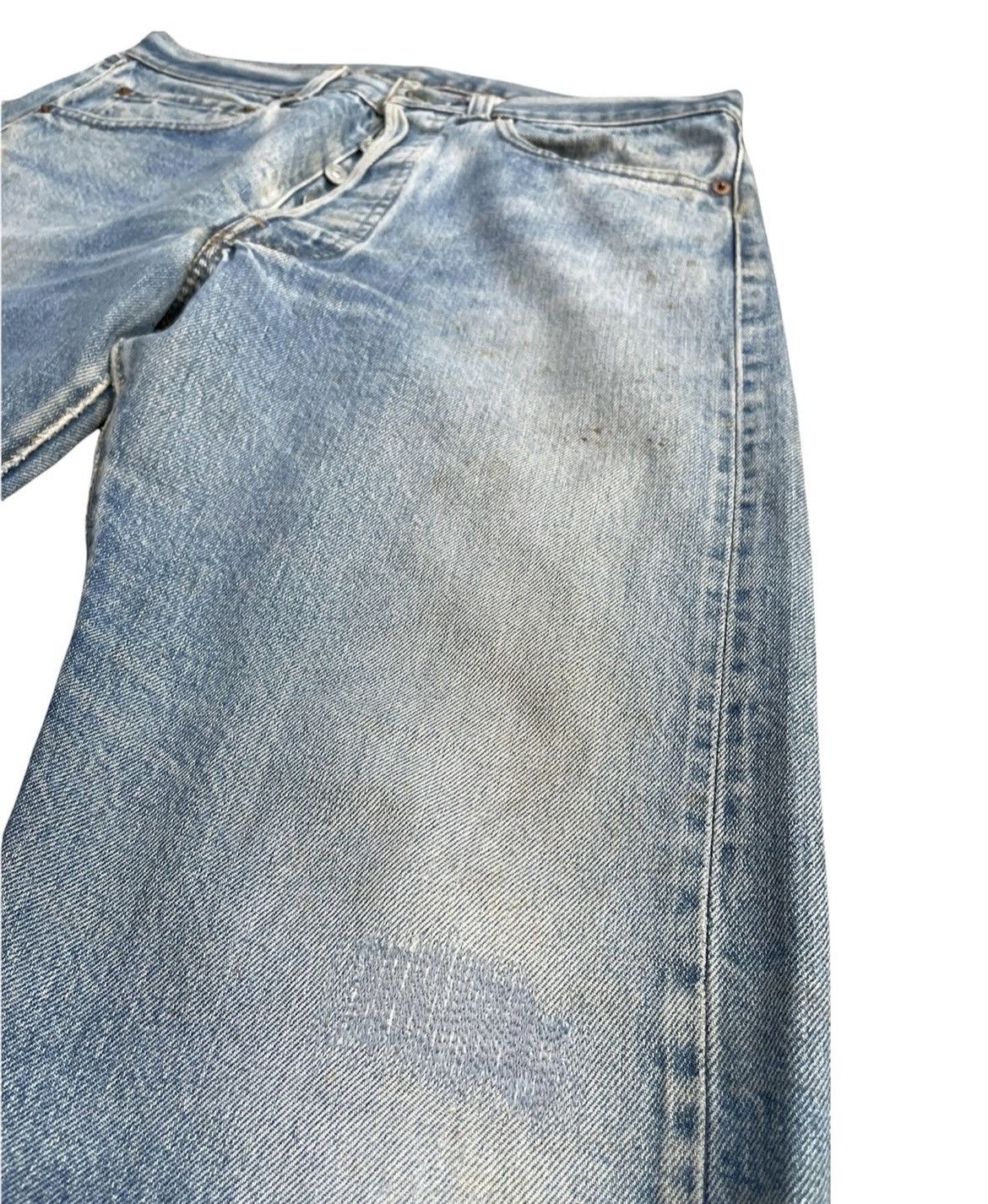 Levi's Levis 501 e 1983 Vintage Redline Selvedge Aging Wash Denim Size US 30 / EU 46 - 4 Thumbnail
