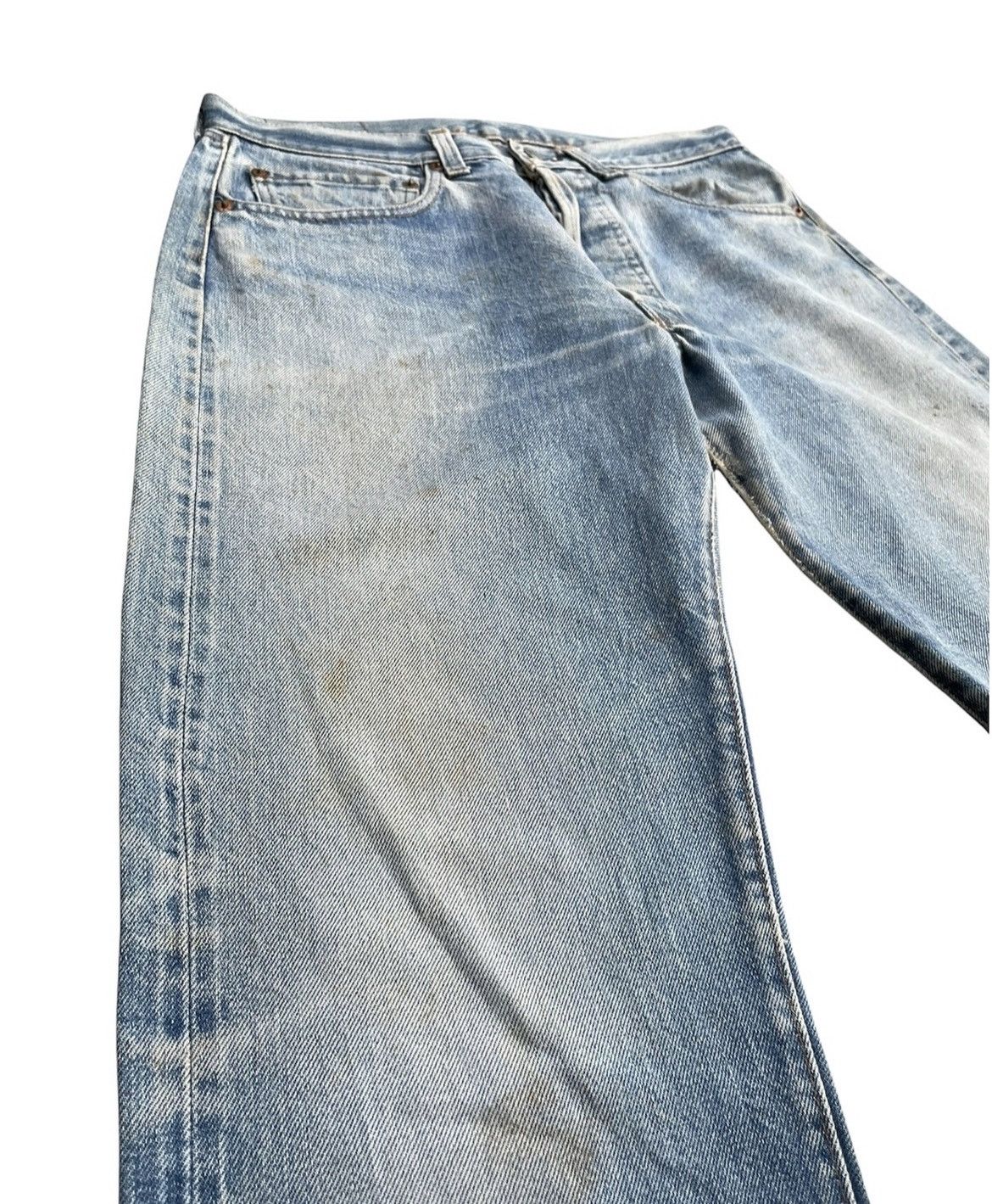 Levi's Levis 501 e 1983 Vintage Redline Selvedge Aging Wash Denim Size US 30 / EU 46 - 5 Thumbnail