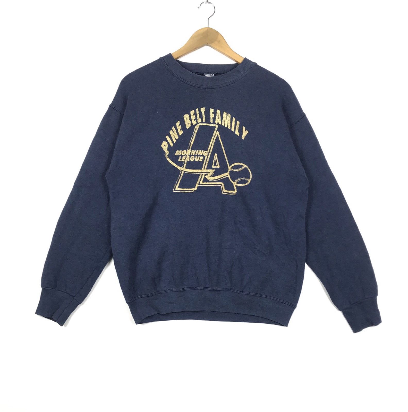 MLB Vintage LA Sweatshirt vtg MLB Spellout Big Logo Los Angeles Size US M / EU 48-50 / 2 - 1 Thumbnail