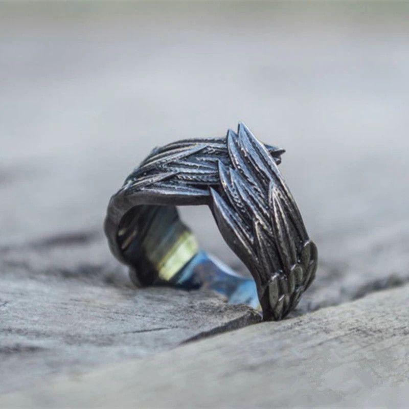 Jewelry Bird Feather Ring Size ONE SIZE - 1 Thumbnail
