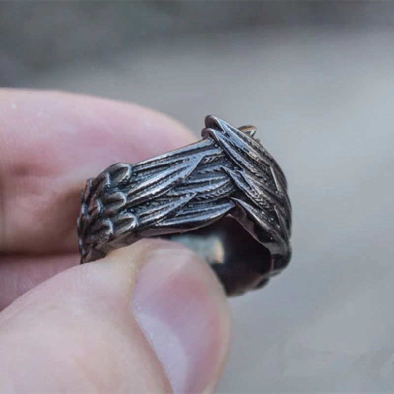 Jewelry Bird Feather Ring Size ONE SIZE - 3 Thumbnail