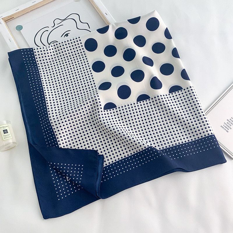 Other Polk Dot Square Silk Scarf Size ONE SIZE - 3 Thumbnail