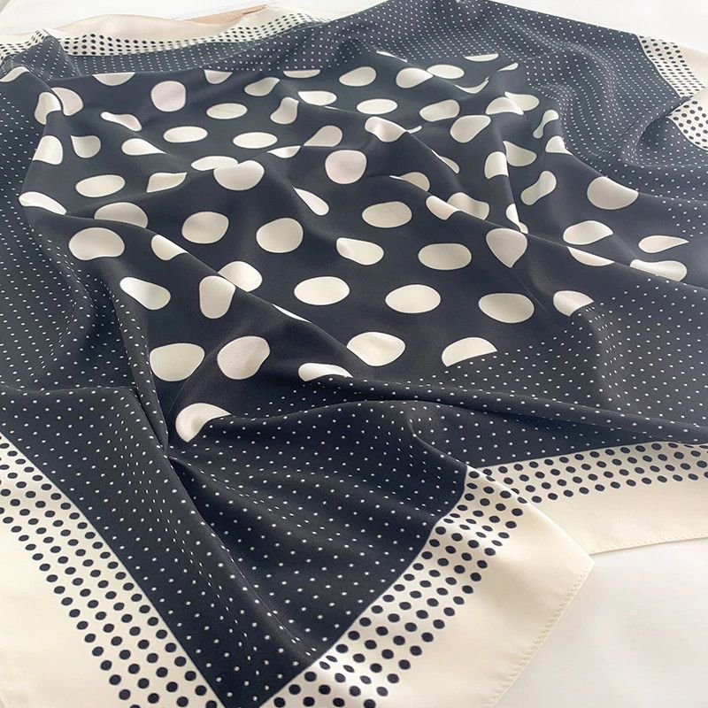 Other Polk Dot Square Silk Scarf Size ONE SIZE - 4 Thumbnail