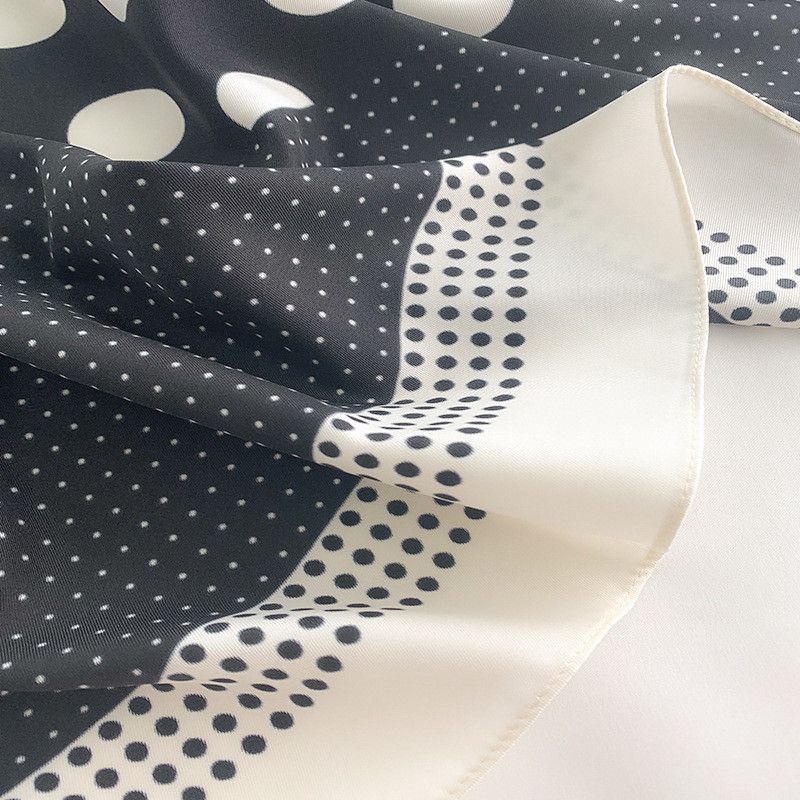 Other Polk Dot Square Silk Scarf Size ONE SIZE - 3 Thumbnail