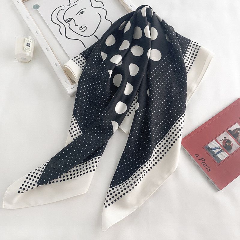 Other Polk Dot Square Silk Scarf Size ONE SIZE - 1 Thumbnail