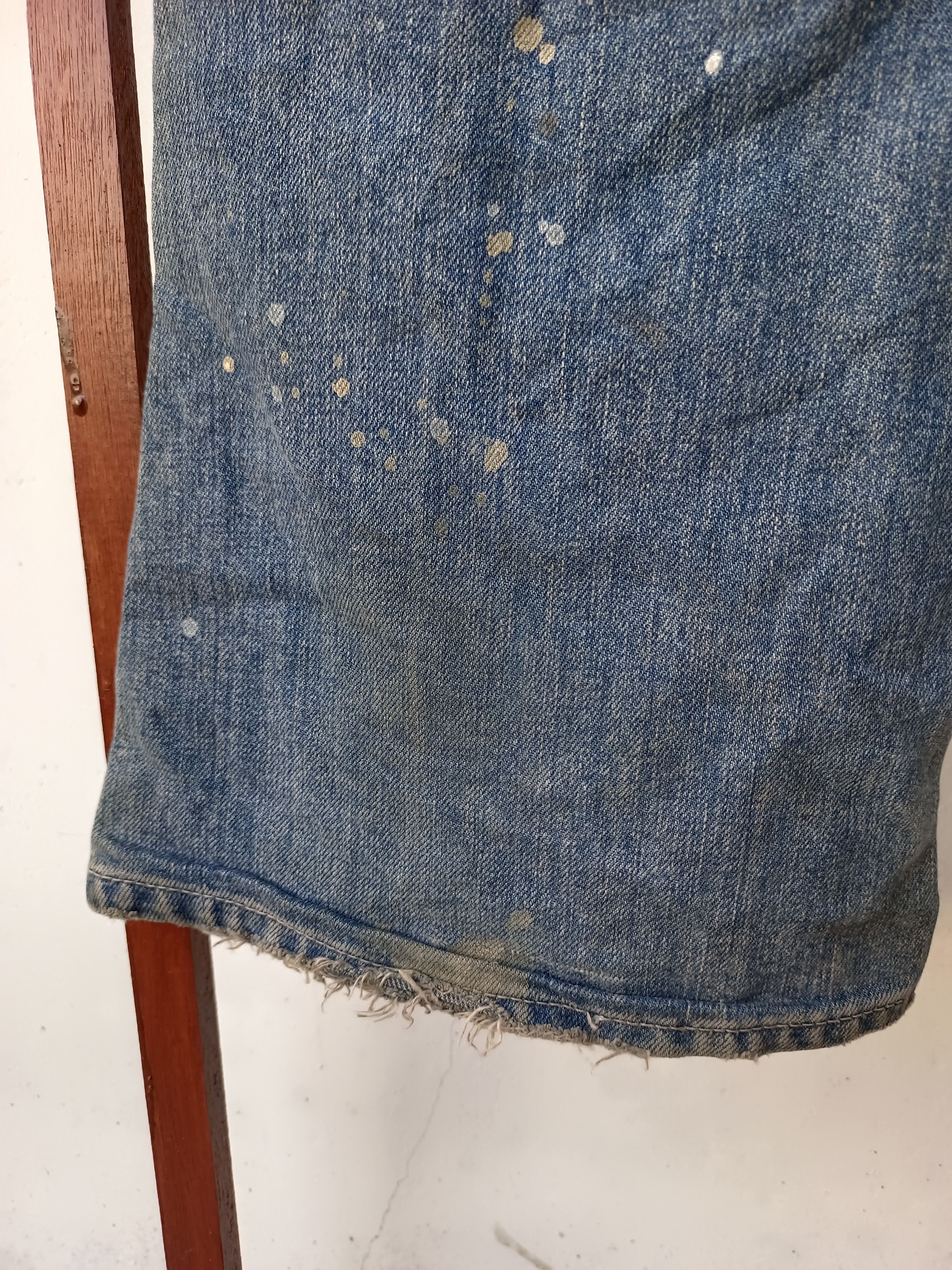 Japanese Brand Flare Vanquish Distressed Jeans Size 28" / US 6 / IT 42 - 7 Thumbnail