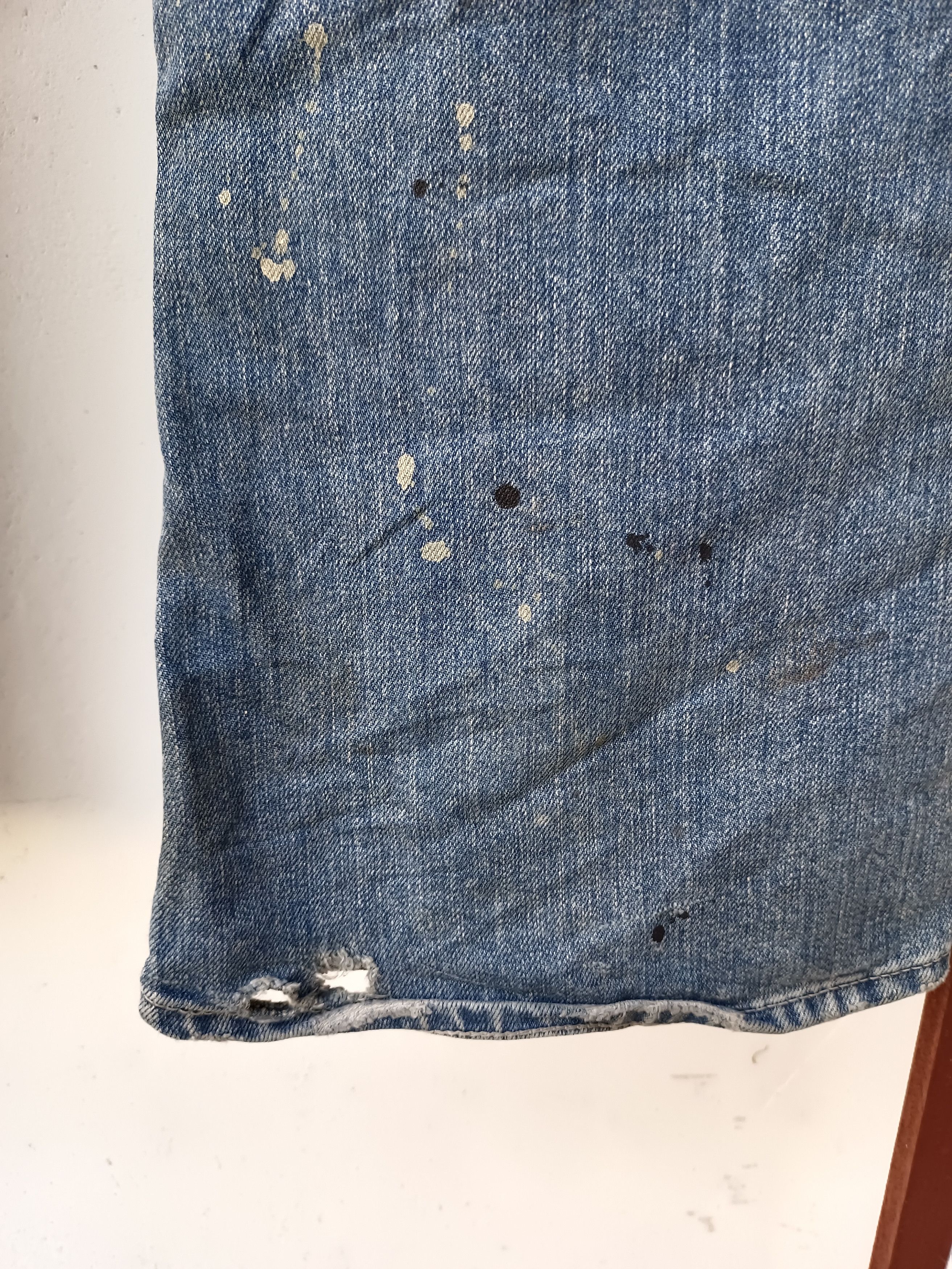 Japanese Brand Flare Vanquish Distressed Jeans Size 28" / US 6 / IT 42 - 6 Thumbnail