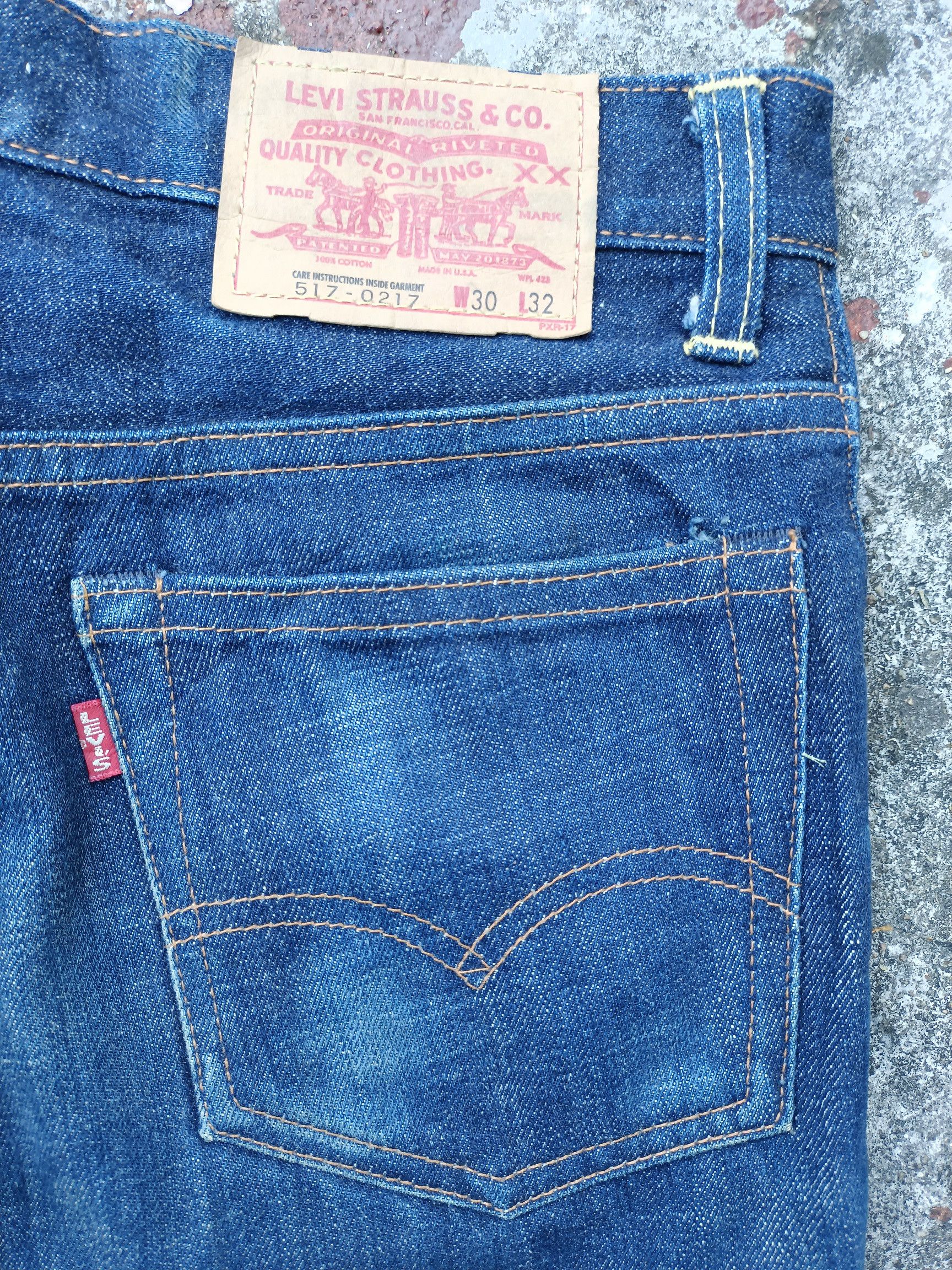 Levi's × Levi's Vintage Clothing Rare Levi's 517 Big E jean Size US 30 / EU 46 - 5 Thumbnail