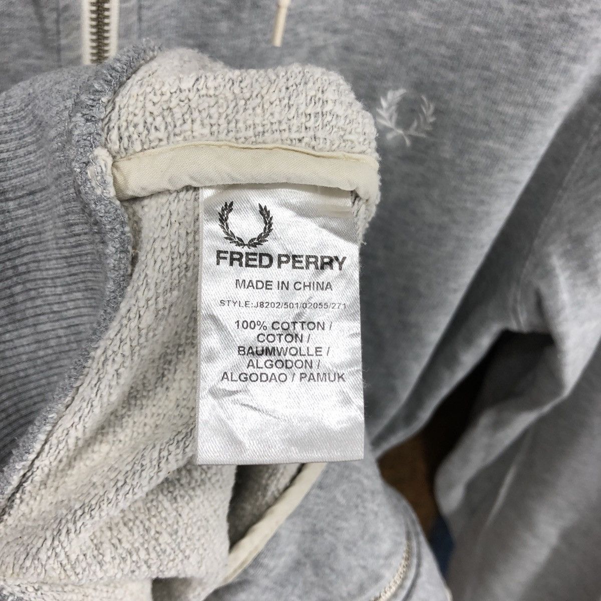 Fred Perry FRED PERRY Casual Zipper Hoodie #2704-98 Size US S / EU 44-46 / 1 - 10 Thumbnail