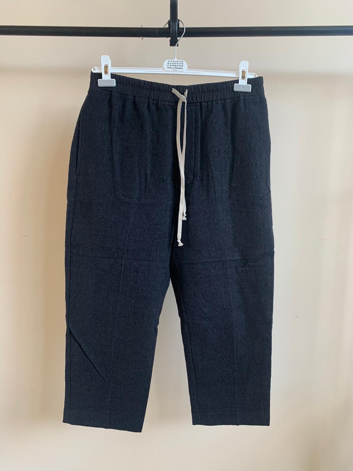 Rick Owens Drawstring Cropped Long Pants in Anthracite Size US 36 / EU 52 - 4 Thumbnail