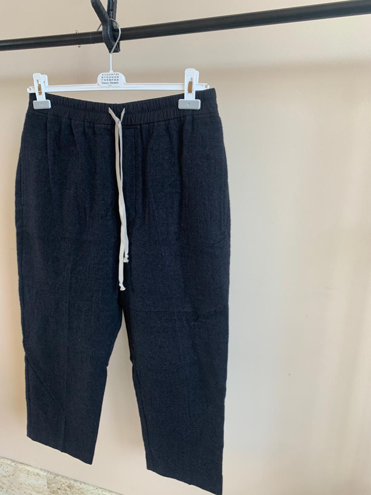 Rick Owens Drawstring Cropped Long Pants in Anthracite Size US 36 / EU 52 - 6 Thumbnail