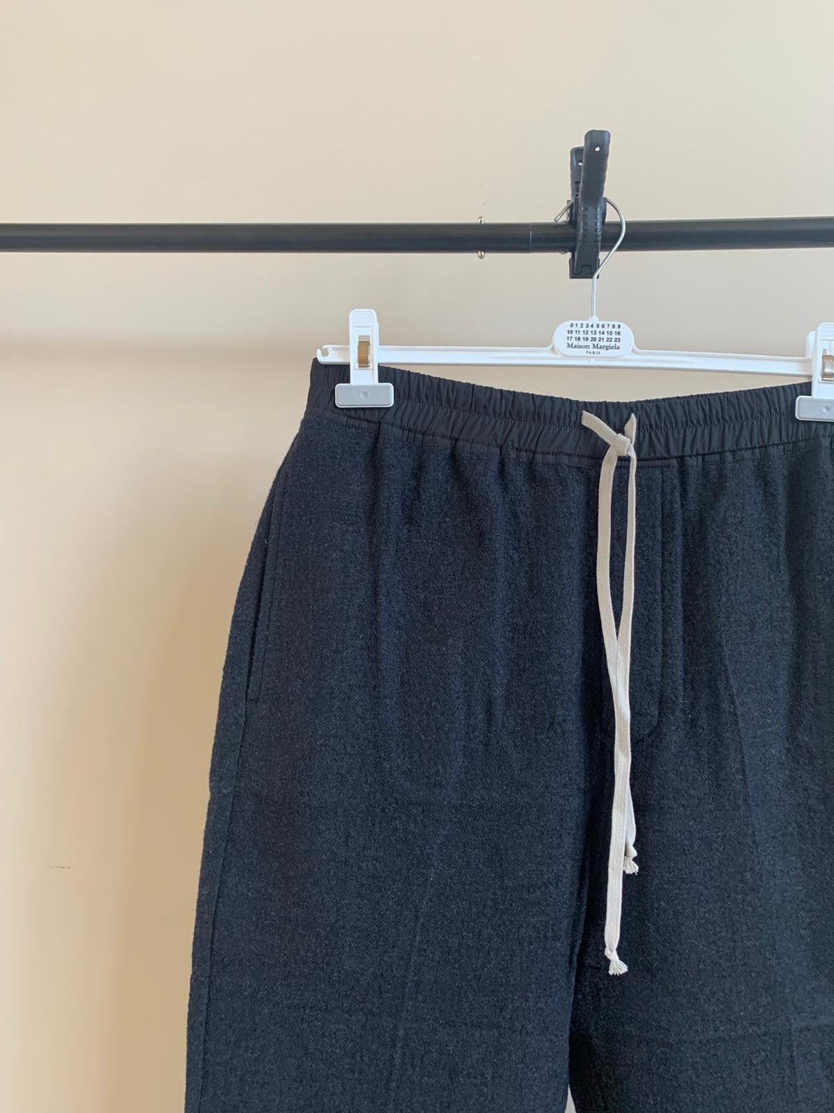 Rick Owens Drawstring Cropped Long Pants in Anthracite Size US 36 / EU 52 - 2 Thumbnail