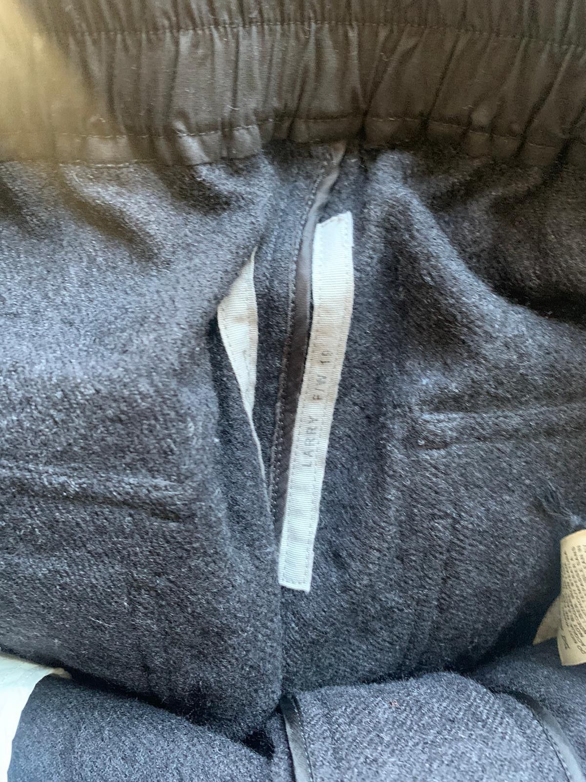 Rick Owens Drawstring Cropped Long Pants in Anthracite Size US 36 / EU 52 - 10 Thumbnail