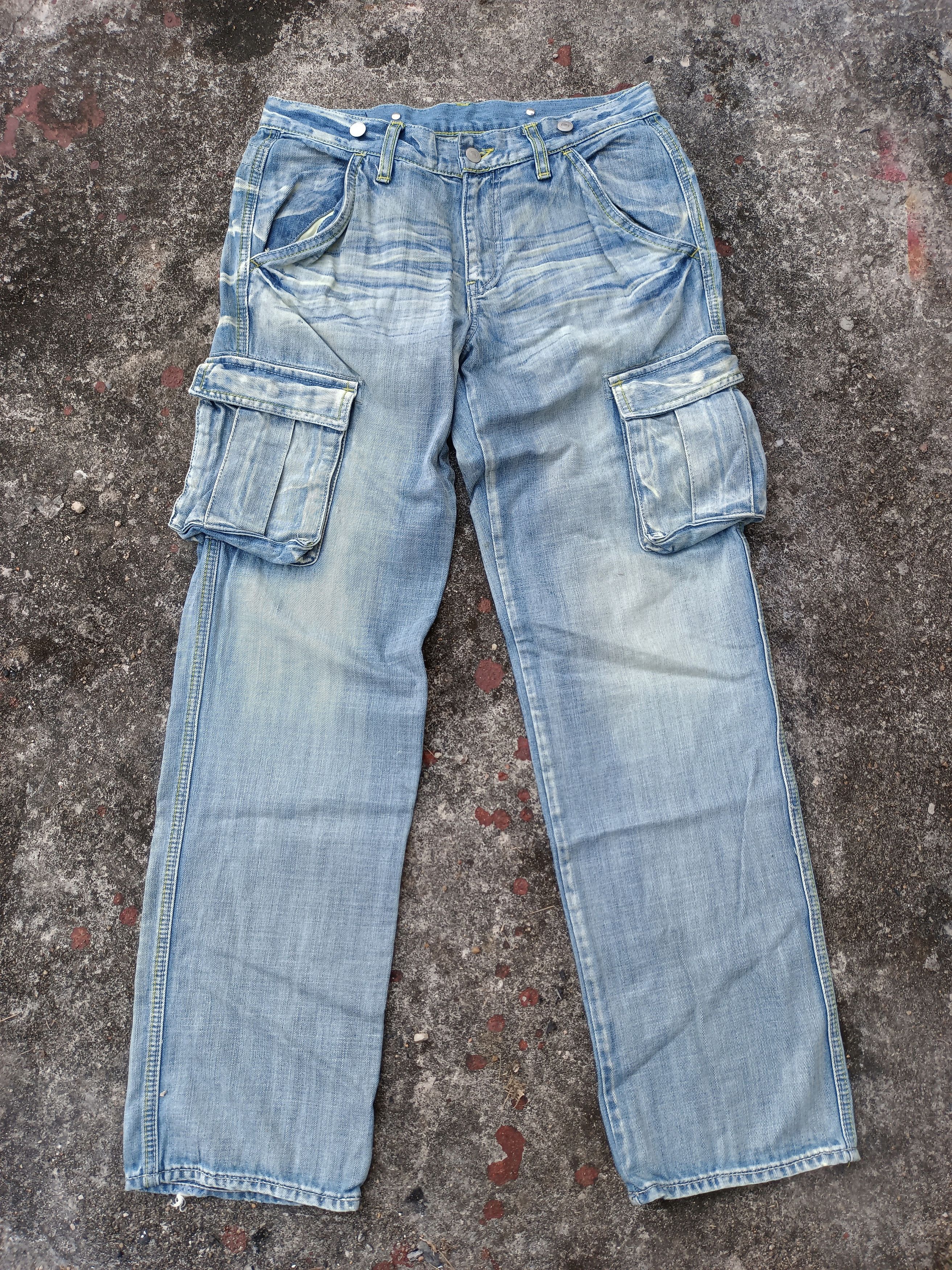 Denim Multipocket Cargo Denim Jeans