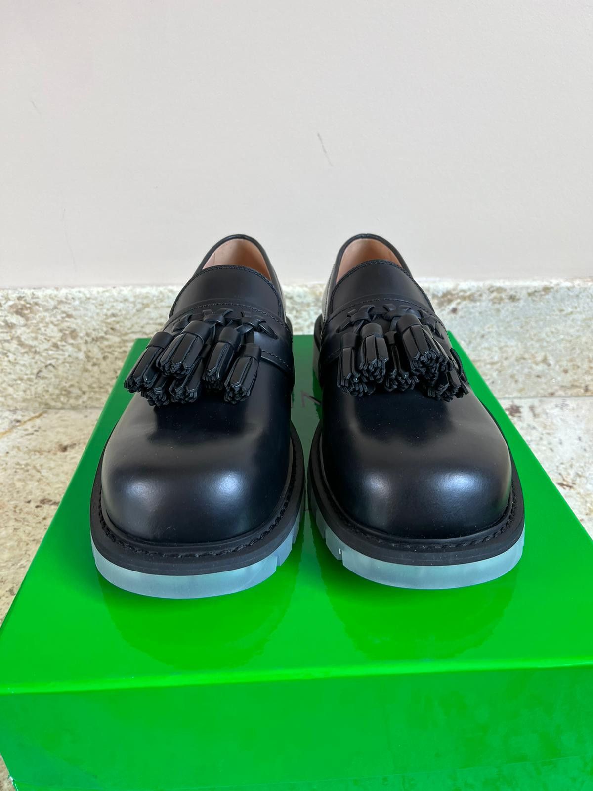 Bottega Veneta Tassle Loafer Derby Shoes in Black Color Size US 9 / EU 42 - 4 Thumbnail