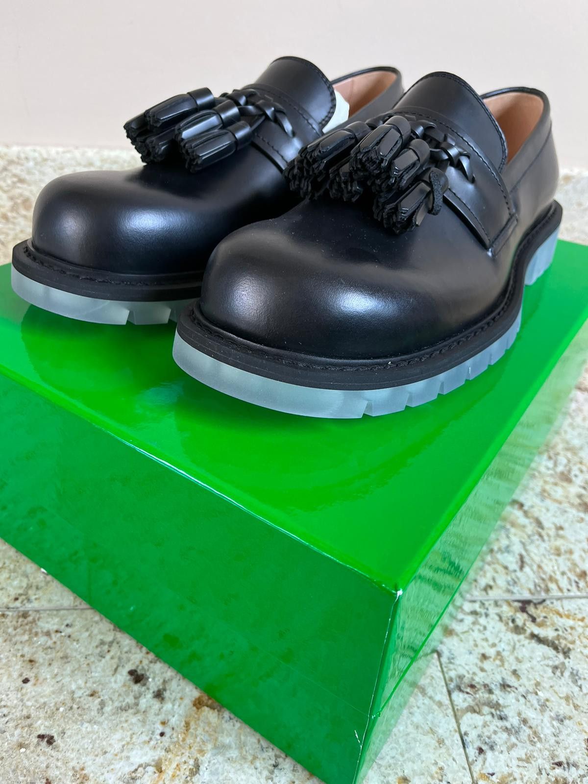 Bottega Veneta Tassle Loafer Derby Shoes in Black Color Size US 9 / EU 42 - 5 Thumbnail