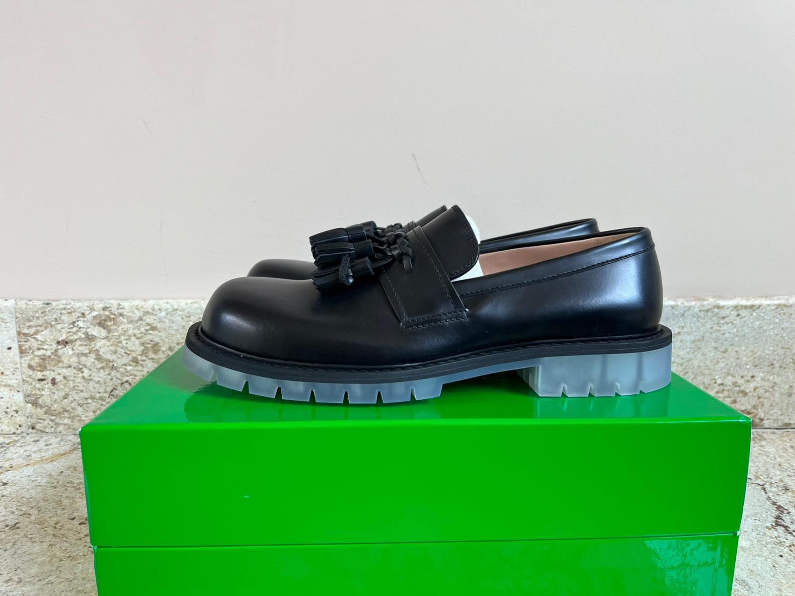 Bottega Veneta Tassle Loafer Derby Shoes in Black Color Size US 9 / EU 42 - 3 Thumbnail