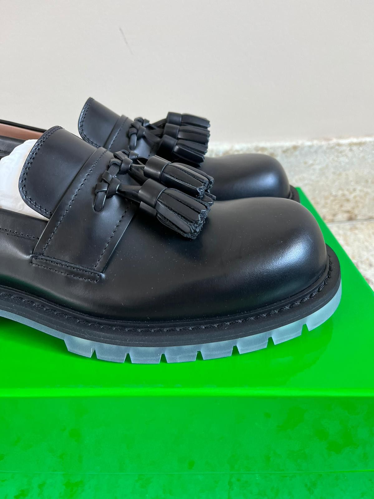 Bottega Veneta Tassle Loafer Derby Shoes in Black Color Size US 9 / EU 42 - 8 Thumbnail