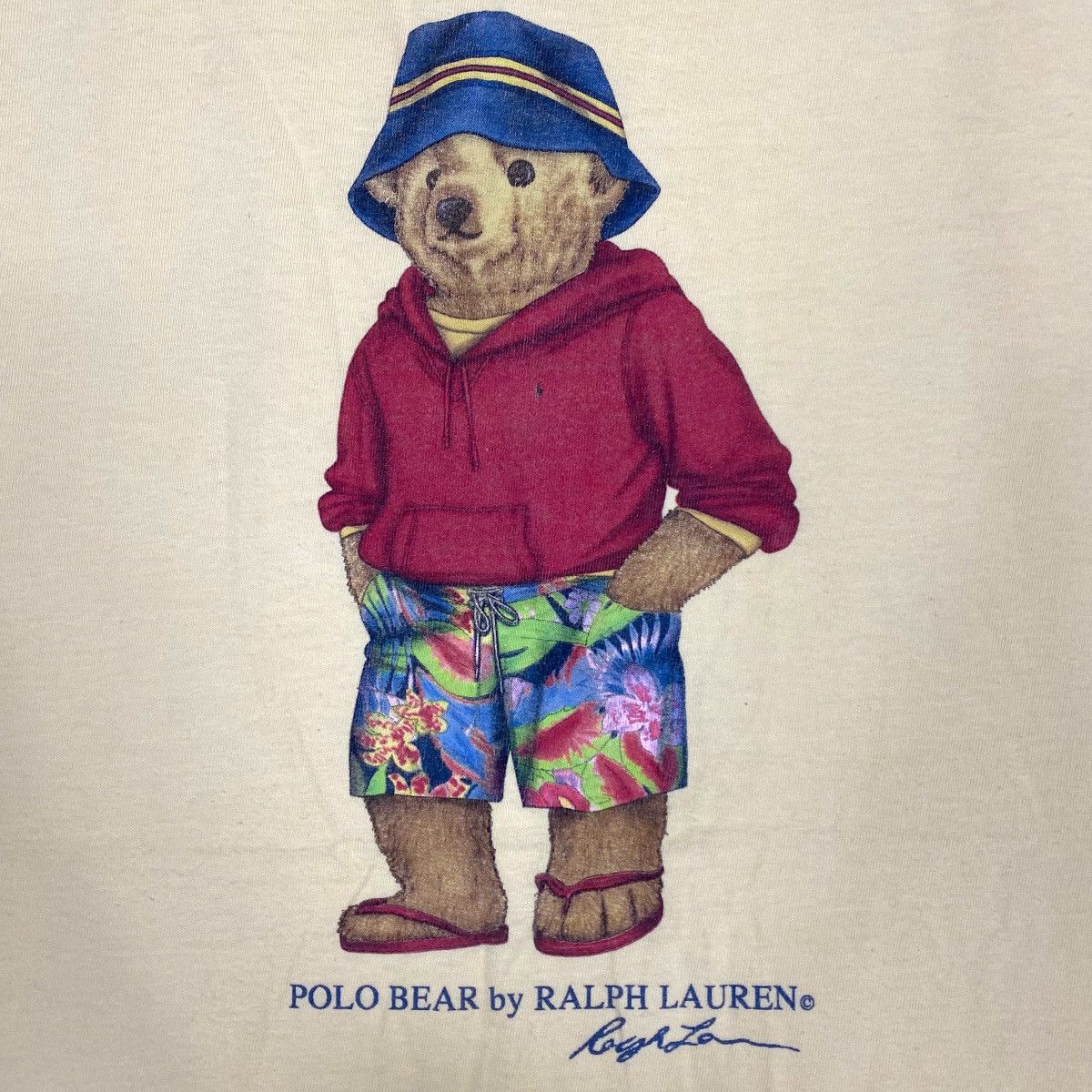Lo Life × Polo Ralph Lauren × Vintage Vintage 00's POLO BEAR RALPH LAUREN Hawaiian Outfits Tee Size US S / EU 44-46 / 1 - 3 Thumbnail
