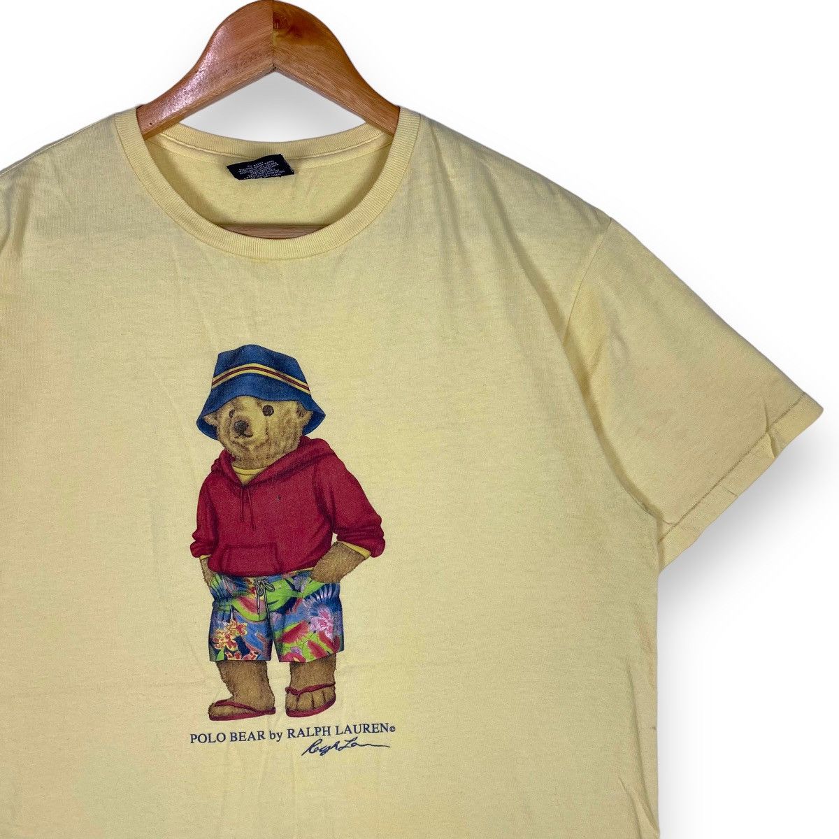Lo Life × Polo Ralph Lauren × Vintage Vintage 00's POLO BEAR RALPH LAUREN Hawaiian Outfits Tee Size US S / EU 44-46 / 1 - 2 Thumbnail