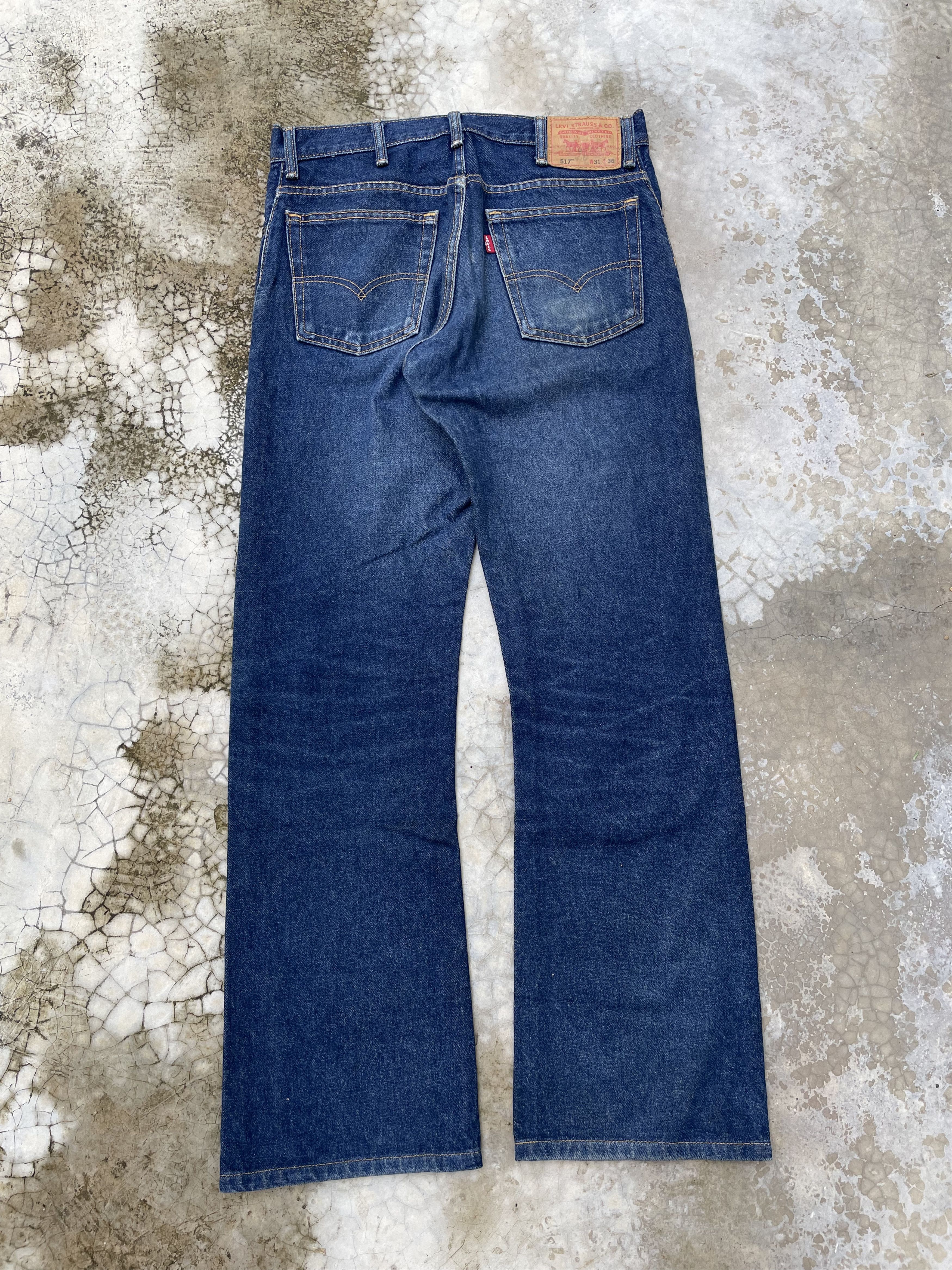 Levi's × Vintage Y2K Levi's 517 Flare Bootcut Jeans Size 30 x 31 Size US 30 / EU 46 - 2 Thumbnail