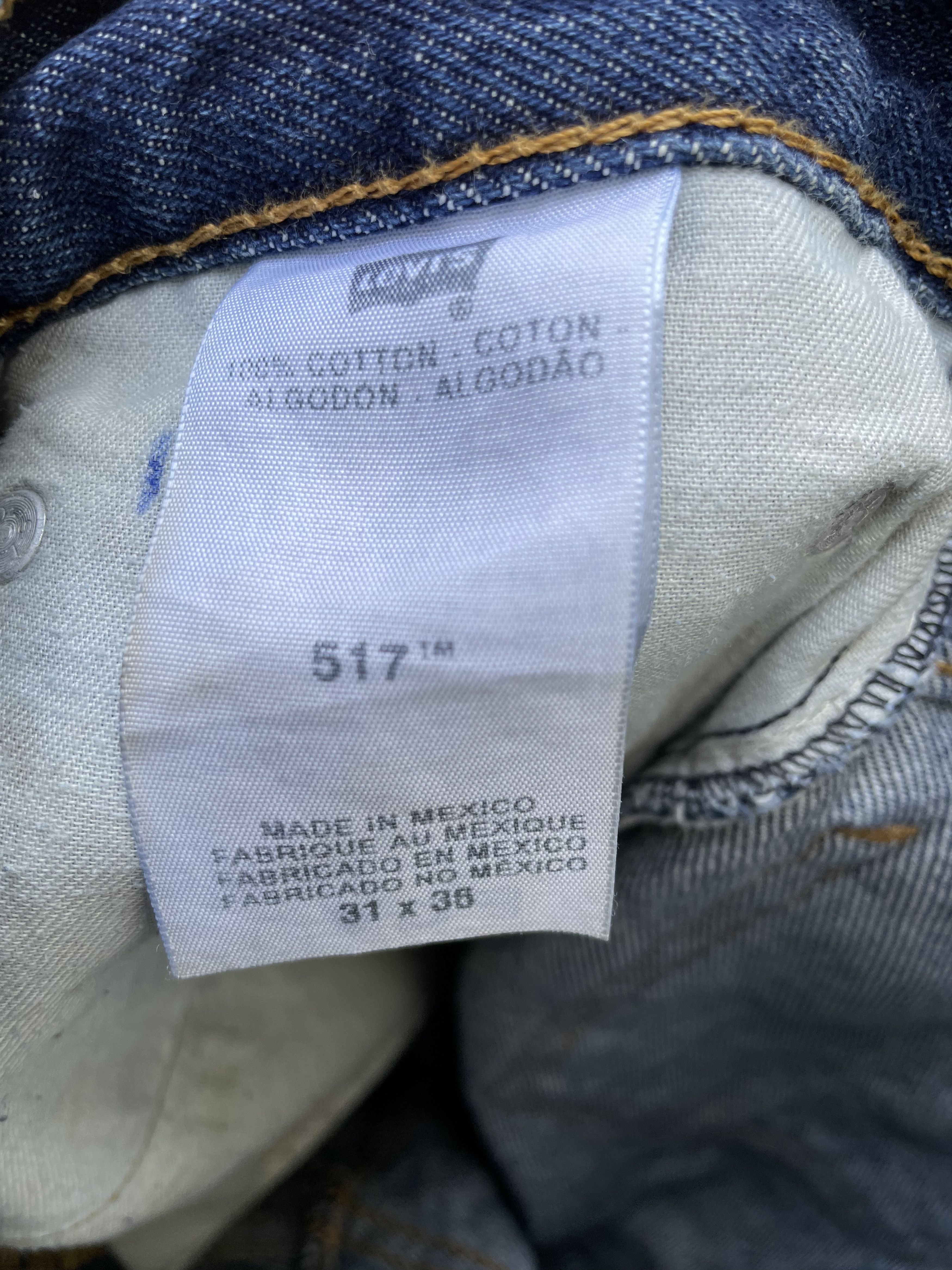 Levi's × Vintage Y2K Levi's 517 Flare Bootcut Jeans Size 30 x 31 Size US 30 / EU 46 - 7 Thumbnail