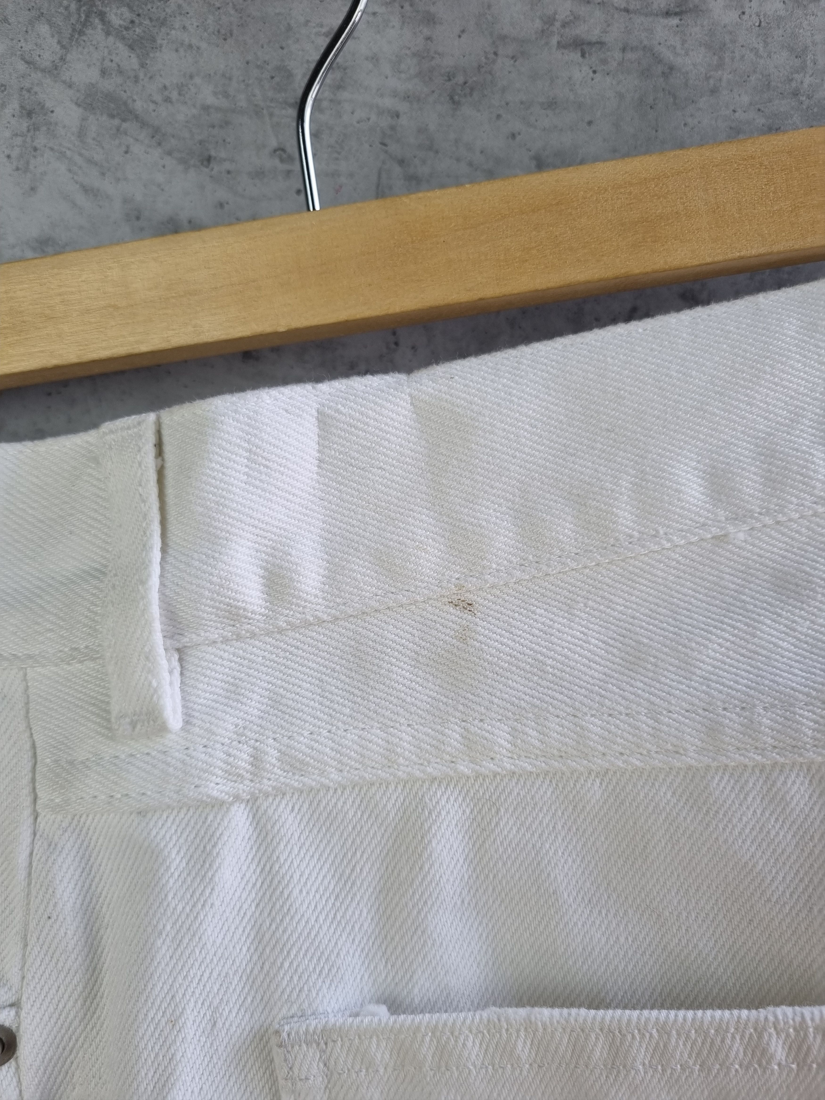 Isabel Marant × Japanese Brand Isabel Marant Embroidered Cowboy Design White Skinny Jeans Size US 29 - 12 Thumbnail