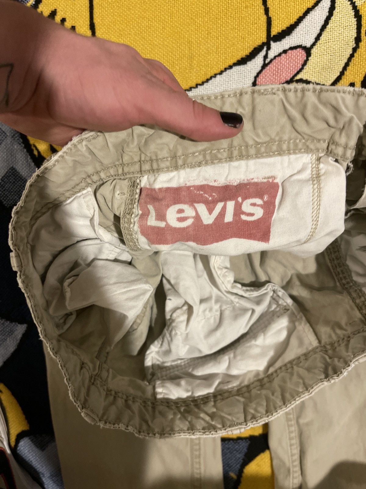 Levi's Vintage Y2K Baggy Levis Cargo pants Size US 34 / EU 50 - 6 Thumbnail