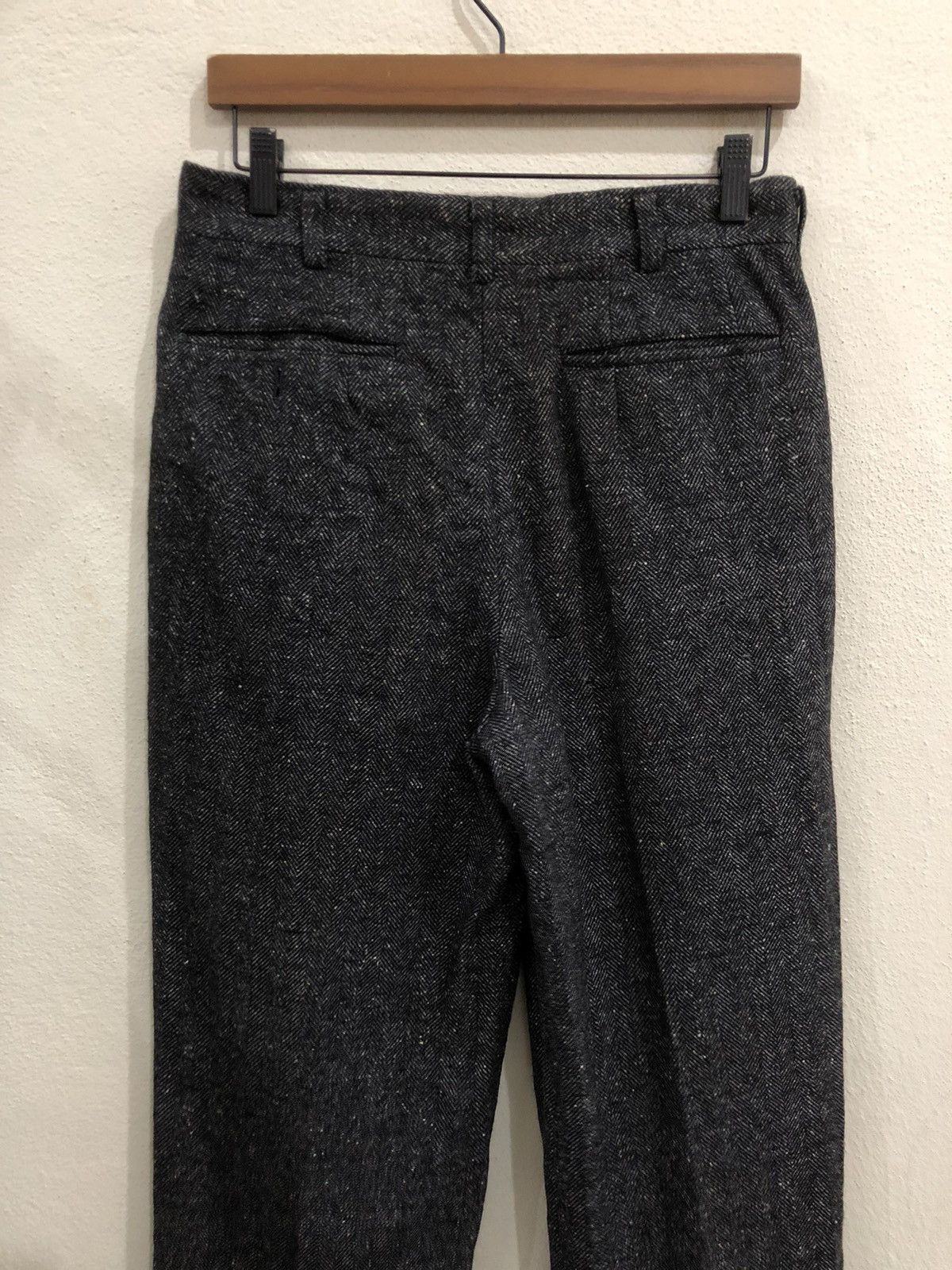 Japanese Brand Japanese Brand JUNMEN Herringbone Wool Casual Pant Size US 30 / EU 46 - 6 Thumbnail