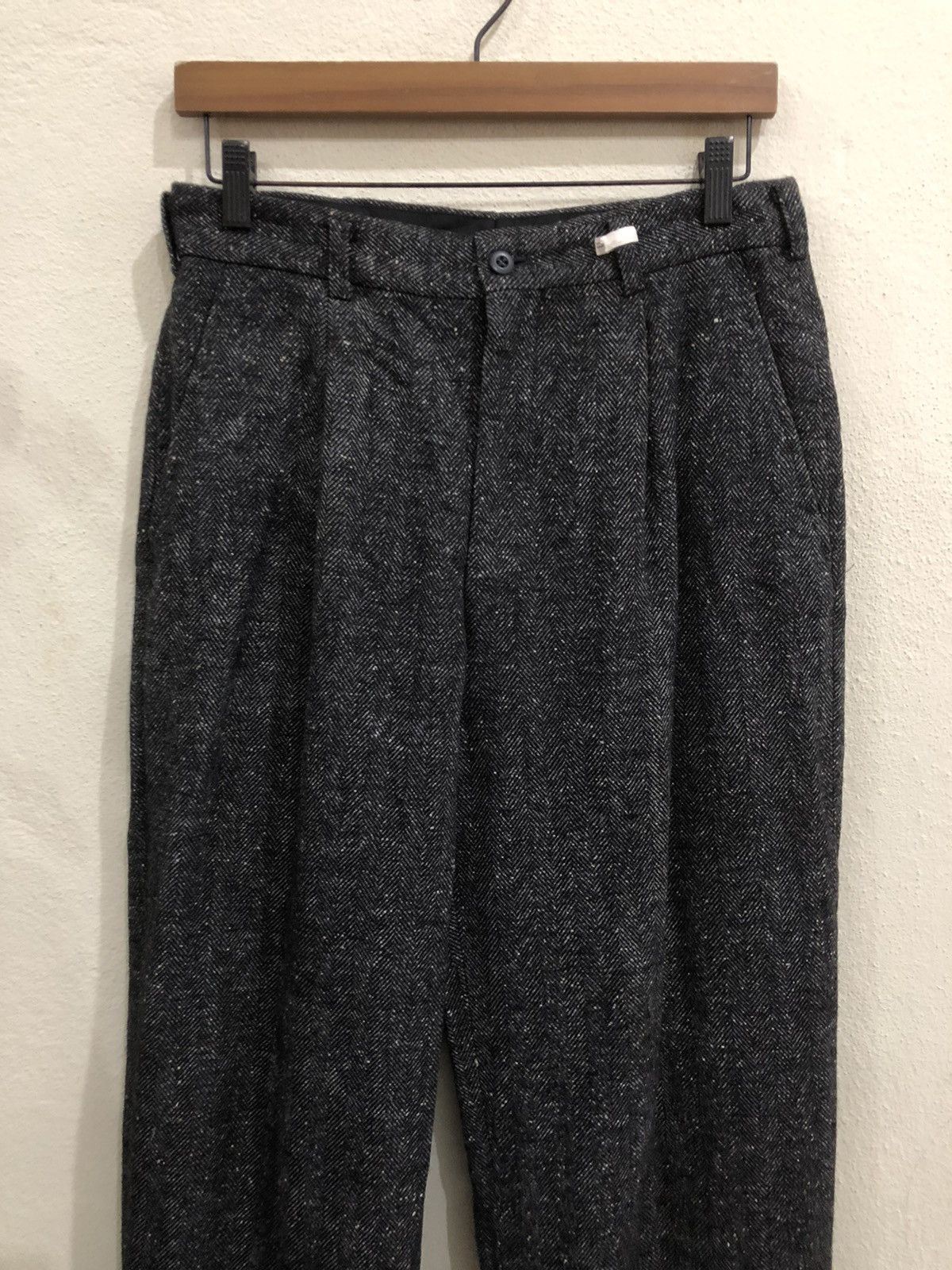 Japanese Brand Japanese Brand JUNMEN Herringbone Wool Casual Pant Size US 30 / EU 46 - 3 Thumbnail