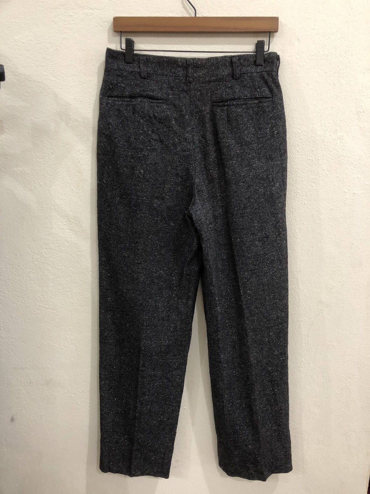 Japanese Brand Japanese Brand JUNMEN Herringbone Wool Casual Pant Size US 30 / EU 46 - 5 Thumbnail