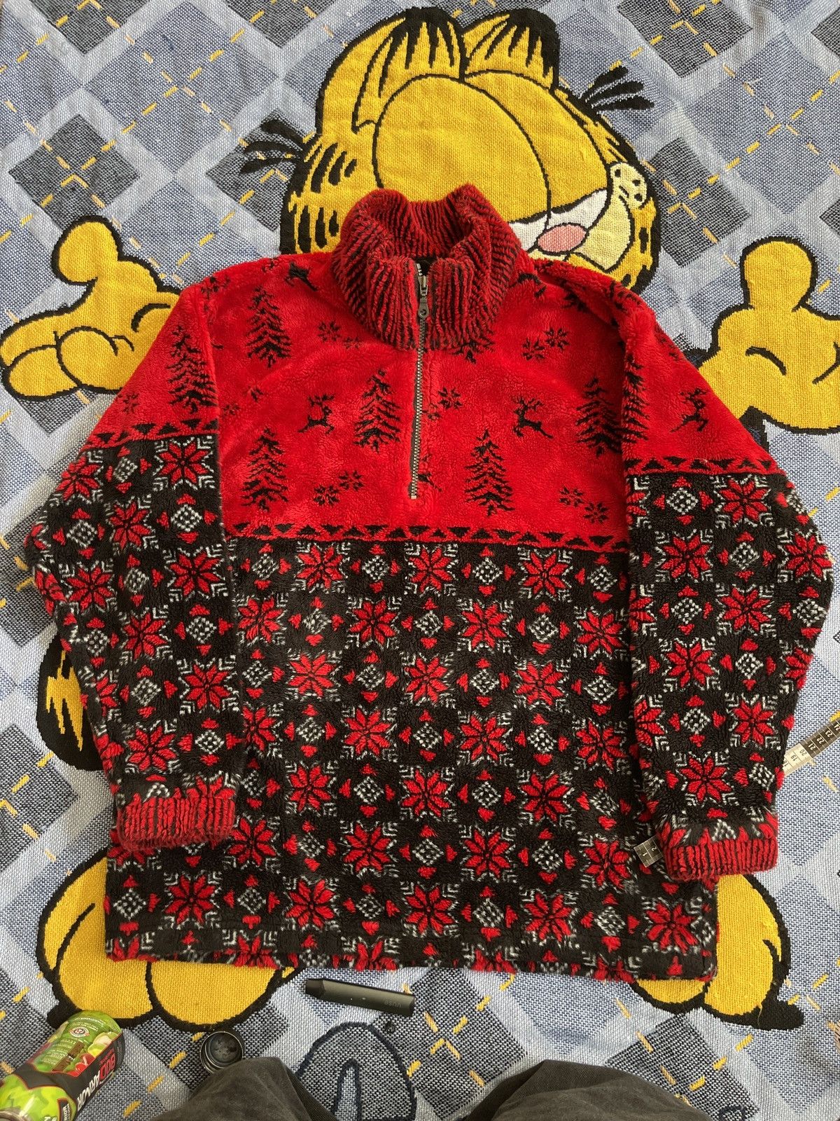 Vintage Vintage Fleece Winter Christmas Sweater Size US M / EU 48-50 / 2 - 1 Thumbnail