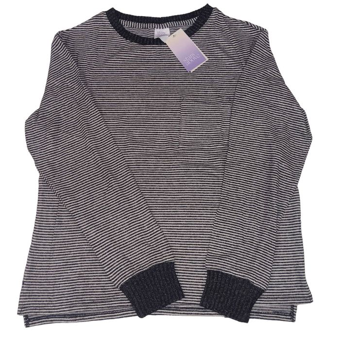 Women's Perfectly Cozy Lounge Sweatshirt - Stars Above Gray XL, by