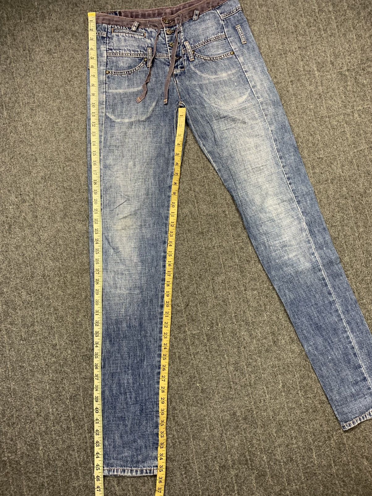 Marithe + Francois Girbaud Marithé Francois Girbaud Double Waist Flaps Pocket Jeans Size 30" / US 8 / IT 44 - 11 Thumbnail