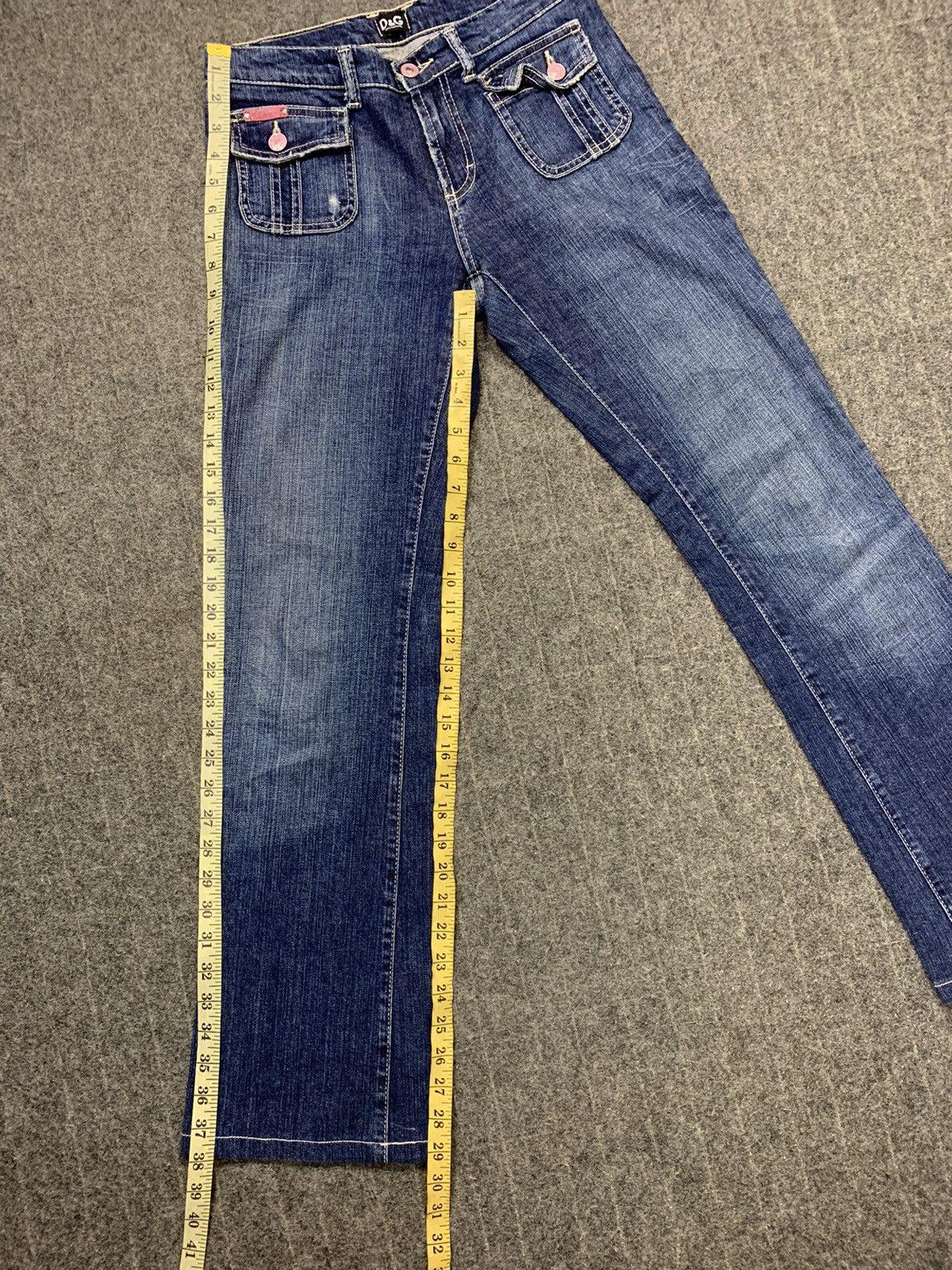 Dolce & Gabbana D&G Dolce & Gabana Ittierre Italian Flared Flap Pocket Jeans Size 28" / US 6 / IT 42 - 11 Thumbnail