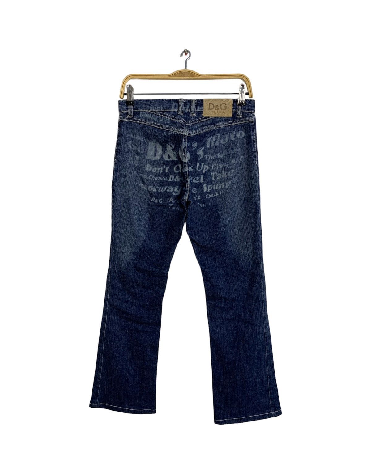 Dolce & Gabbana D&G Dolce & Gabana Ittierre Italian Flared Flap Pocket Jeans Size 28" / US 6 / IT 42 - 1 Thumbnail