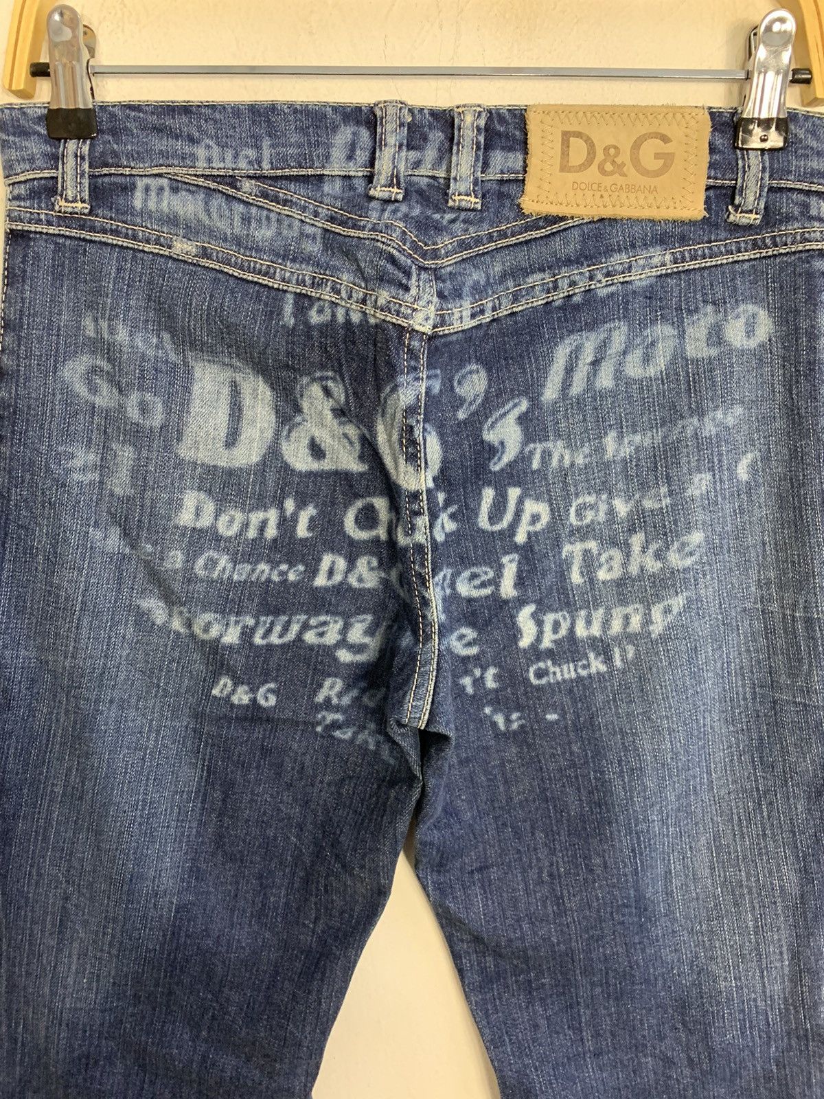Dolce & Gabbana D&G Dolce & Gabana Ittierre Italian Flared Flap Pocket Jeans Size 28" / US 6 / IT 42 - 4 Thumbnail