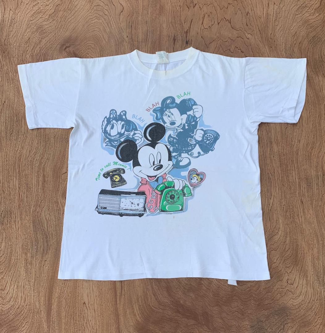 Disney × Vintage vintage tee D - 28 mickey mouse Size US L / EU 52-54 / 3 - 1 Thumbnail