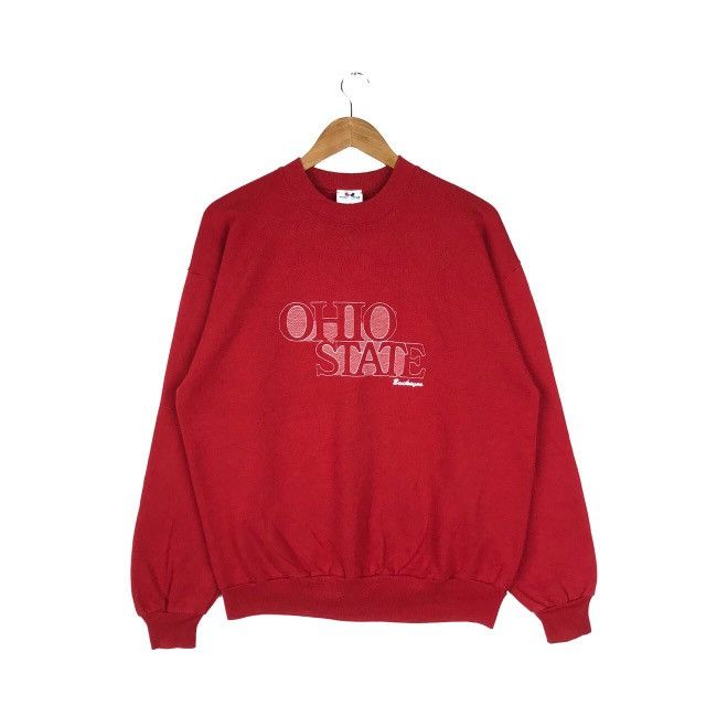 Vintage Vintage 90s Ohio State Buckeyes Football Club Sweatshirt Size US L / EU 52-54 / 3 - 1 Thumbnail