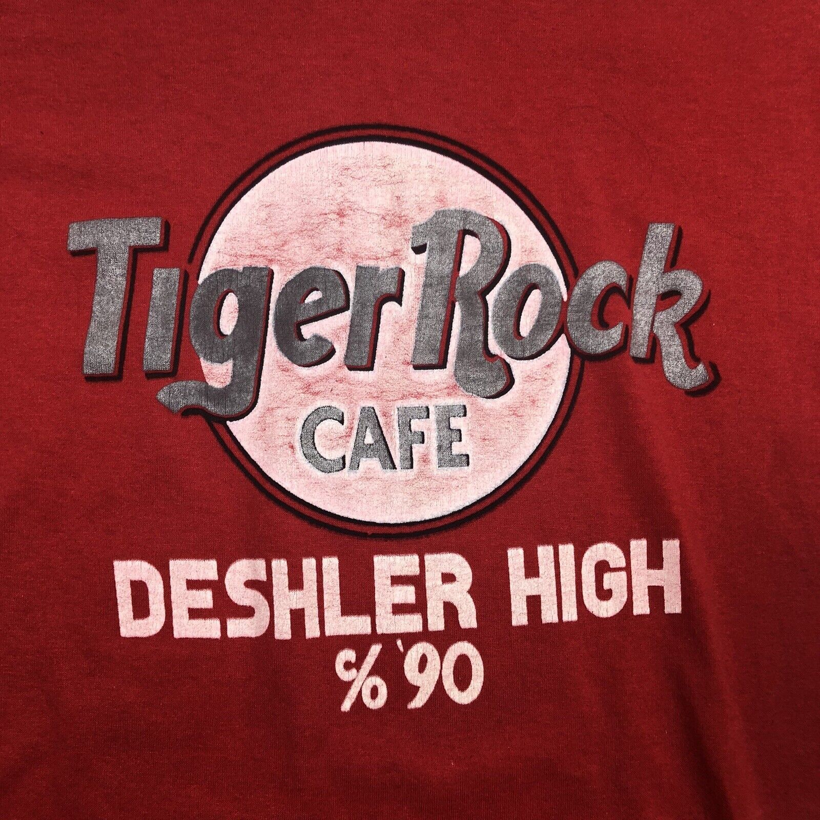 Vintage Vintage 90s Tiger Rock Cafe Tennessee River T-Shirt Size US S / EU 44-46 / 1 - 2 Thumbnail