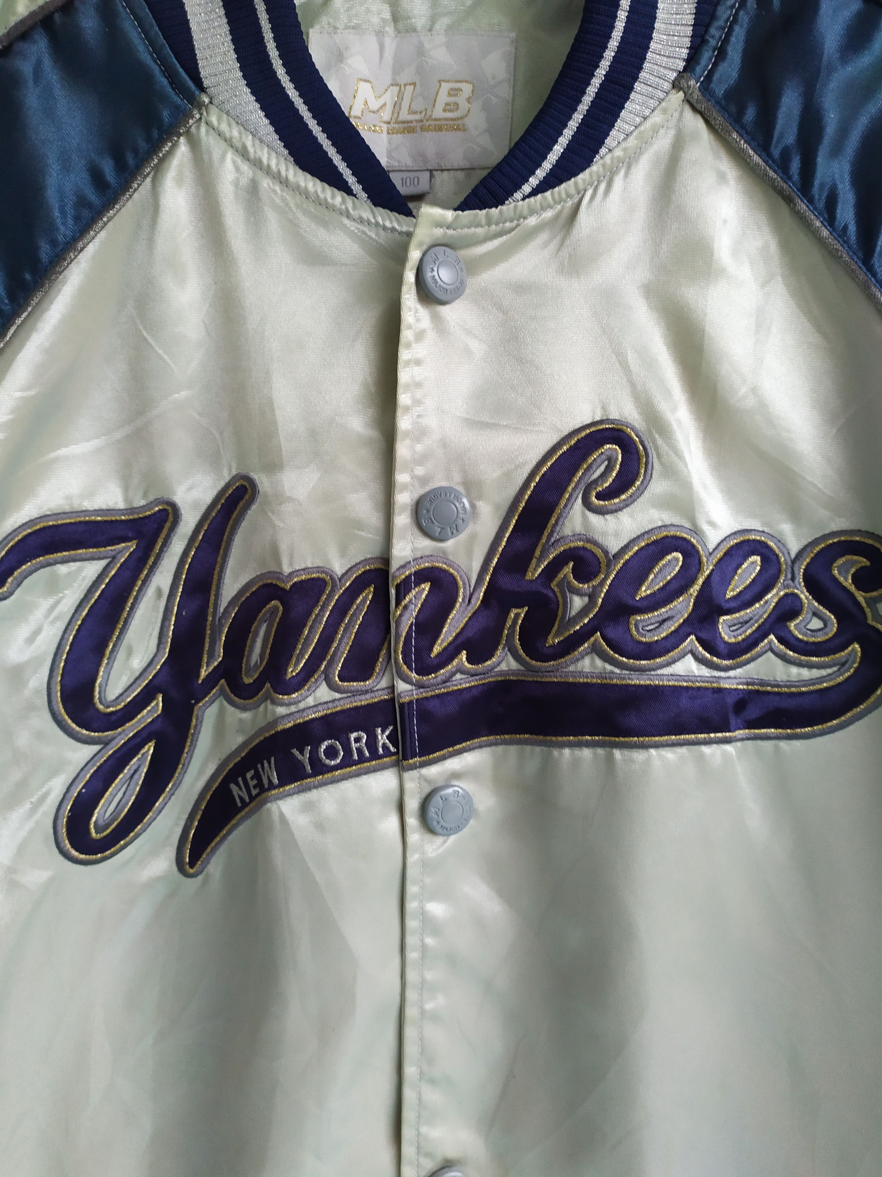 MLB × New York Yankees × Vintage Vintage New york Yankees varsity Jacket Size US M / EU 48-50 / 2 - 3 Thumbnail