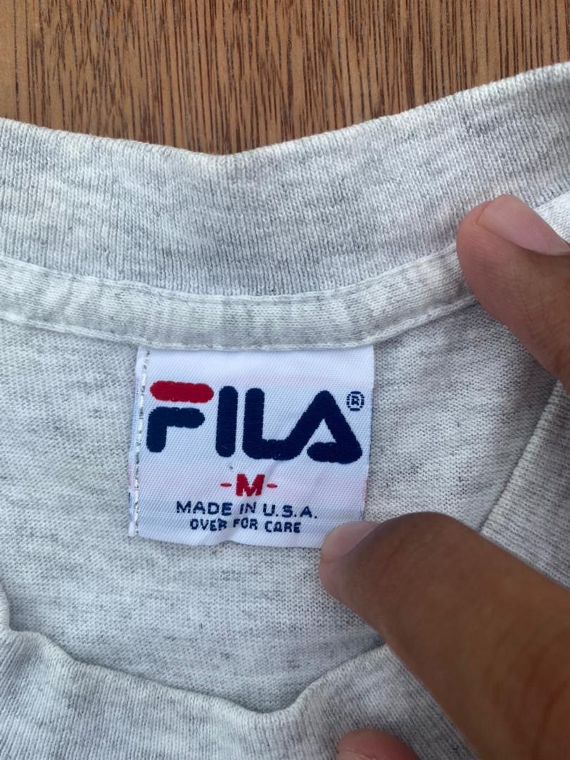 Fila × Vintage vintage tee FILA big logo D -3 spellout Size US M / EU 48-50 / 2 - 3 Thumbnail