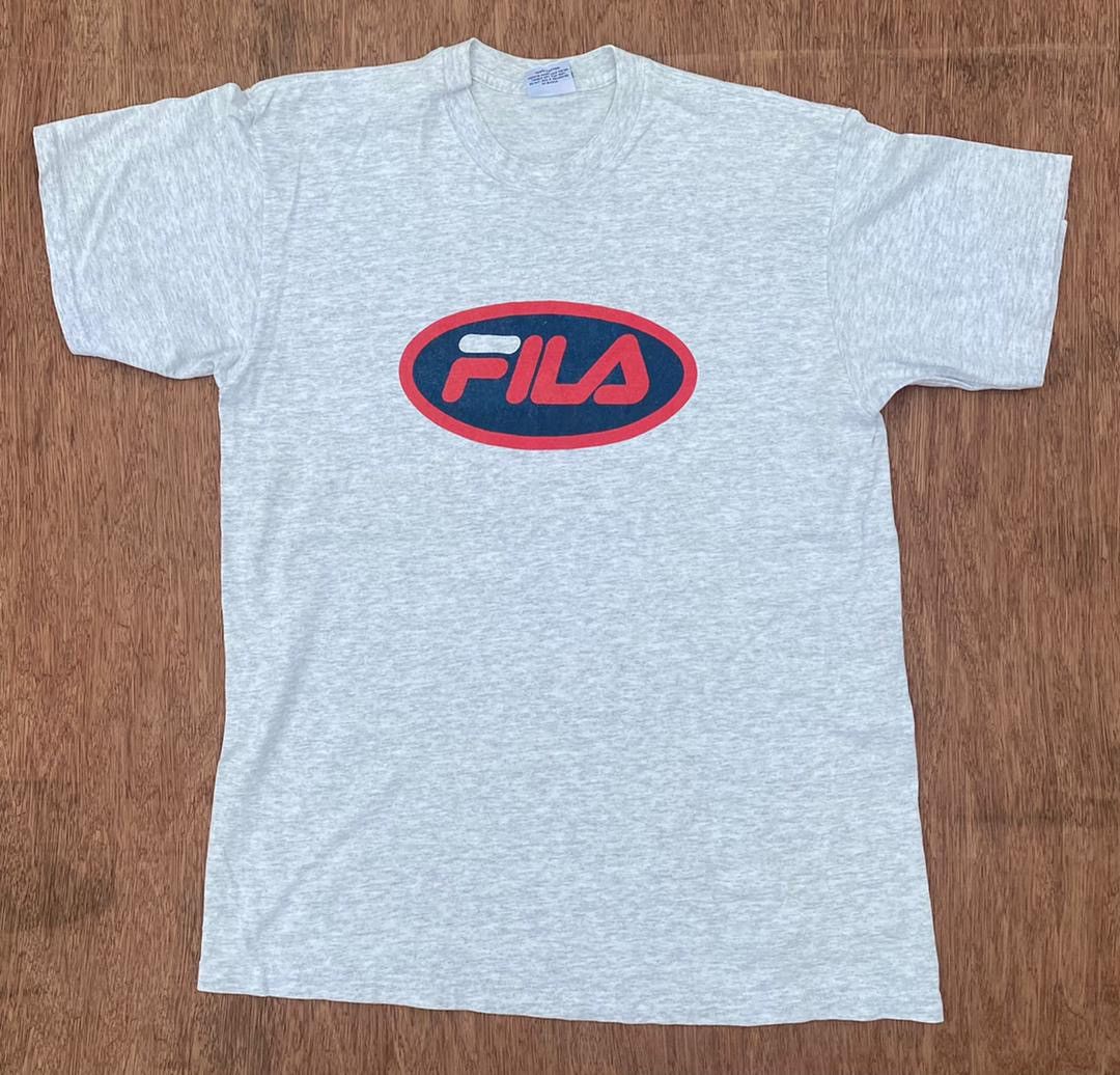 vintage tee FILA big logo D -3 spellout